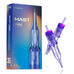 Agujas Mast Pro Cartuchos para Tatuajes  Magnum Curva Caja de 20 pzs