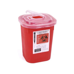 CONTENEDOR DE RESIDUOS PELIGROSOS PUNZOCORTANTES BIOLOGICO-INFECCIOSOS1.8L