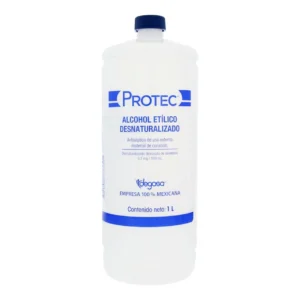 Alcohol Etílico Protec Desnaturalizado, 1 l.