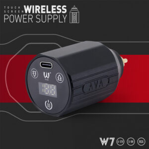 Fuente de alimentación inalámbrica con pantalla táctil AVA W7 NEGRO