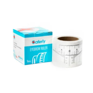 Regla de cejas desechables Marca Saferly - Rollo de 50